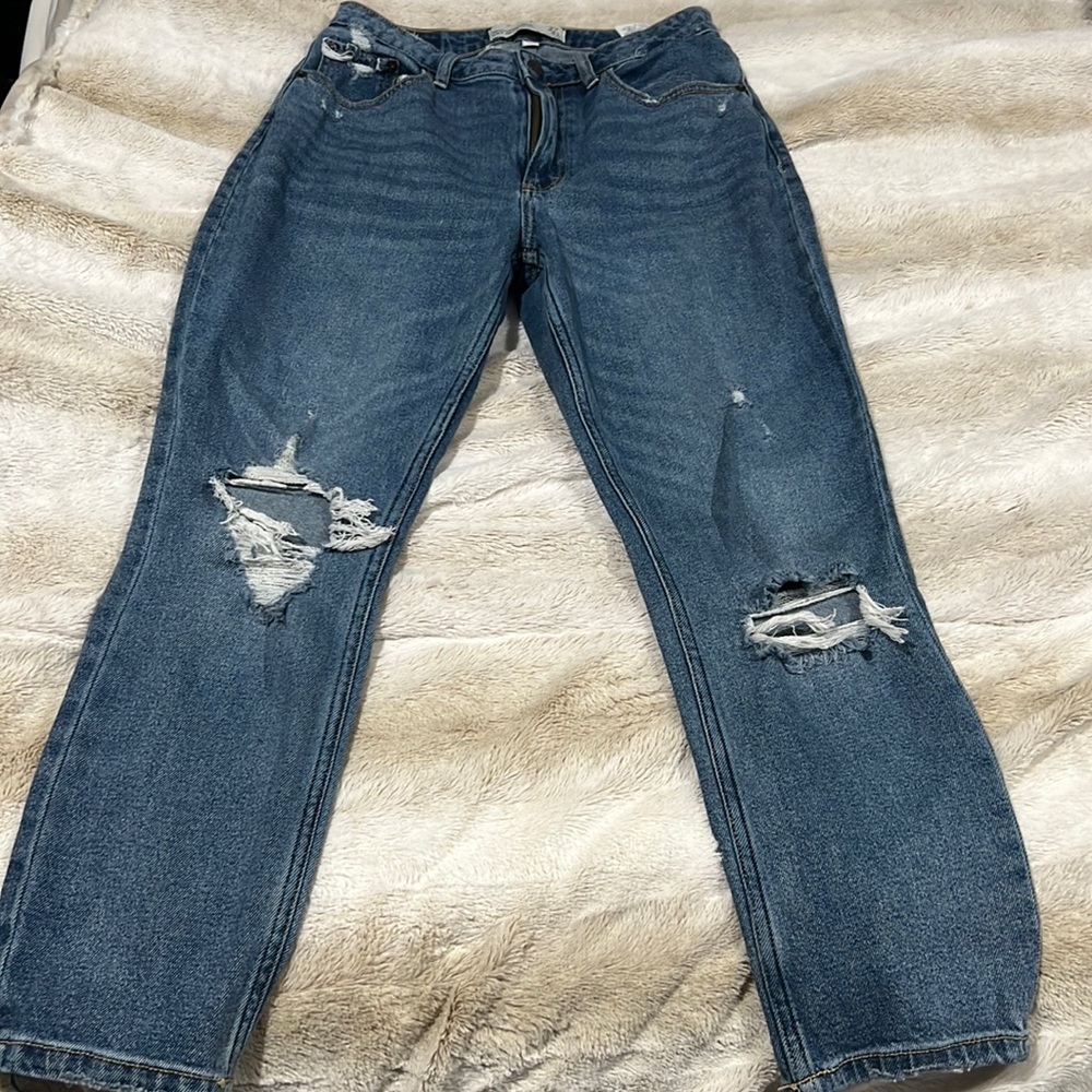 Abercrombie & Fitch Mom Jean sz 27R Curve Love